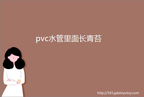 pvc水管里面长青苔