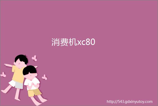 消费机xc80