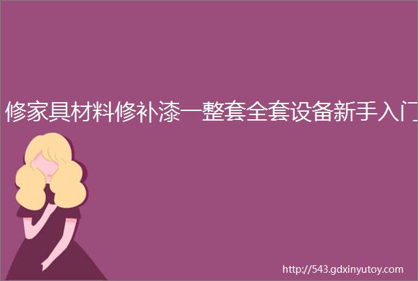 修家具材料修补漆一整套全套设备新手入门