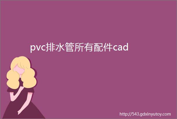 pvc排水管所有配件cad