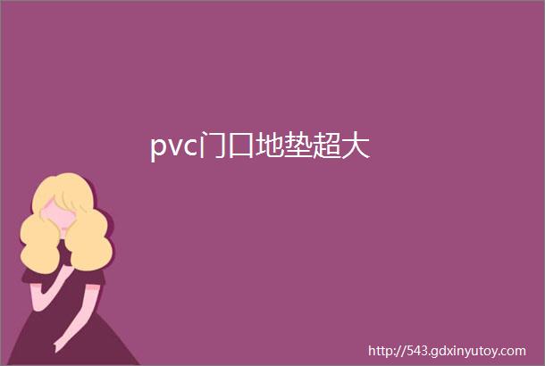 pvc门口地垫超大