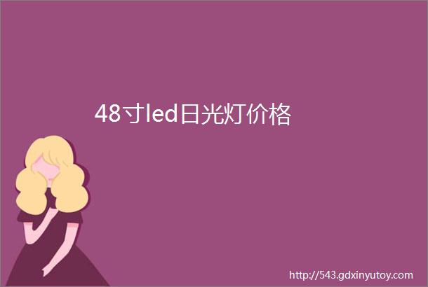 48寸led日光灯价格