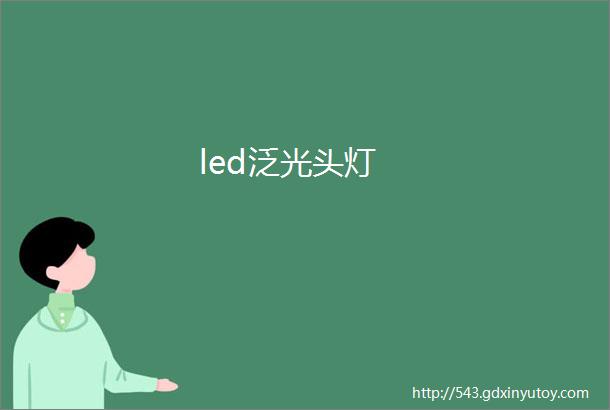 led泛光头灯