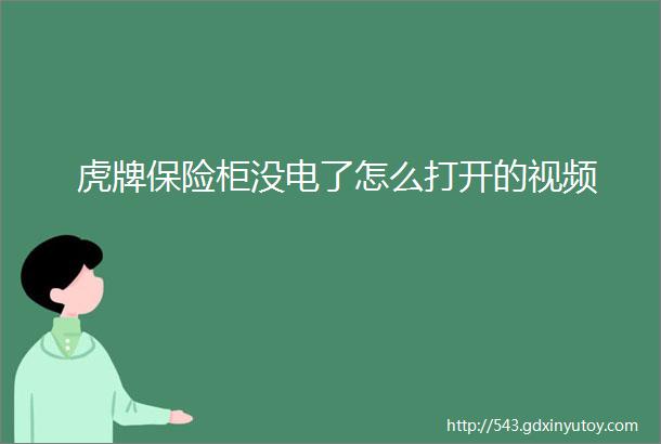 虎牌保险柜没电了怎么打开的视频