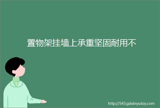 置物架挂墙上承重坚固耐用不