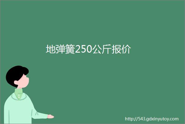 地弹簧250公斤报价