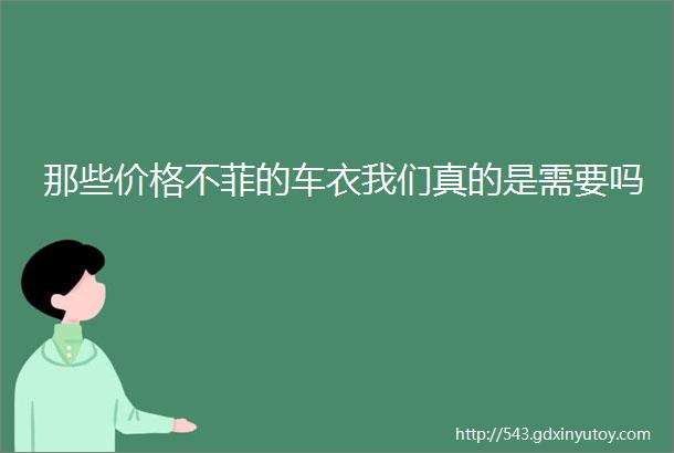 那些价格不菲的车衣我们真的是需要吗