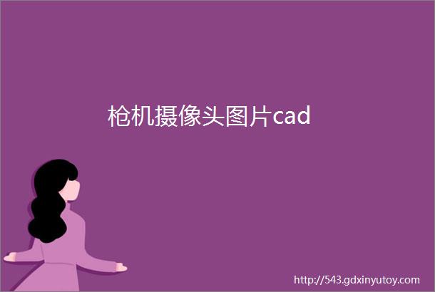 枪机摄像头图片cad