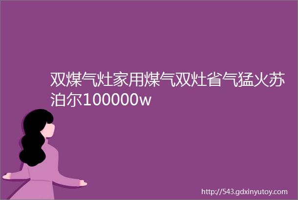 双煤气灶家用煤气双灶省气猛火苏泊尔100000w