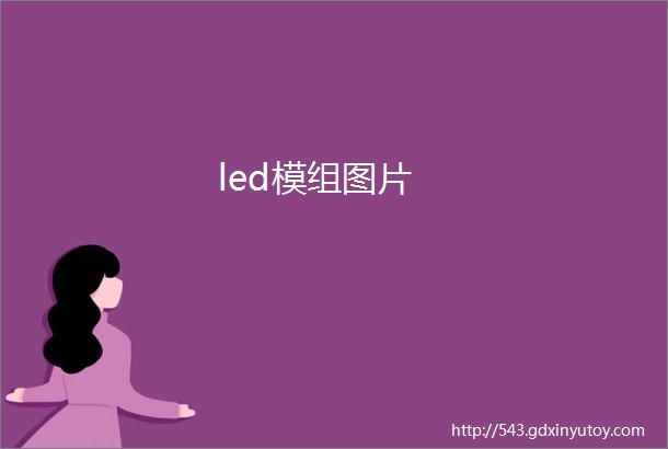 led模组图片