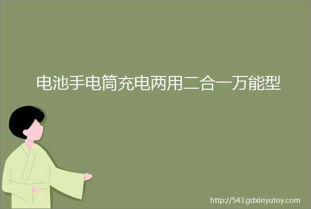 电池手电筒充电两用二合一万能型