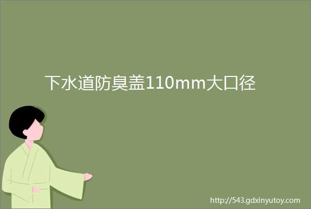 下水道防臭盖110mm大口径