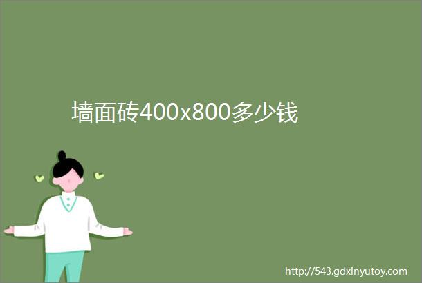 墙面砖400x800多少钱