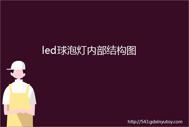 led球泡灯内部结构图