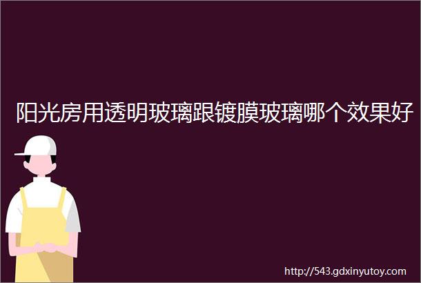 阳光房用透明玻璃跟镀膜玻璃哪个效果好