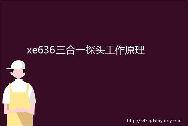 xe636三合一探头工作原理