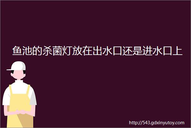 鱼池的杀菌灯放在出水口还是进水口上