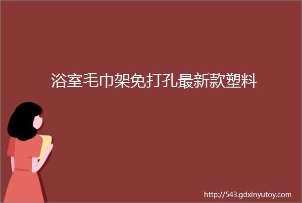 浴室毛巾架免打孔最新款塑料