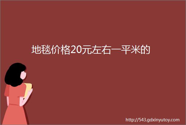 地毯价格20元左右一平米的