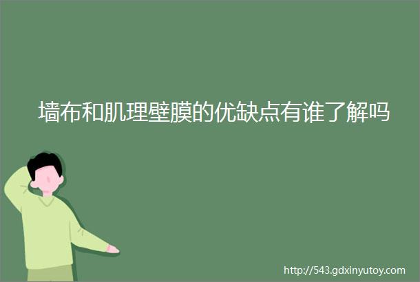 墙布和肌理壁膜的优缺点有谁了解吗